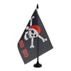 AZ FLAG - Santa Pirate Yo Ho Table Flag 8.25