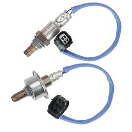 VHBJMNFVFD 2Pcs 234-9091 234-4462 Oxygen O2 Sensor Upstream Downstream Compatible with 2008 2009 2010 2011 2012 Honda Accord, Fit for 2009-2014 Acura TSX 2.4L L4 Replaces # 36531-R40-A01 36532-R40-A01