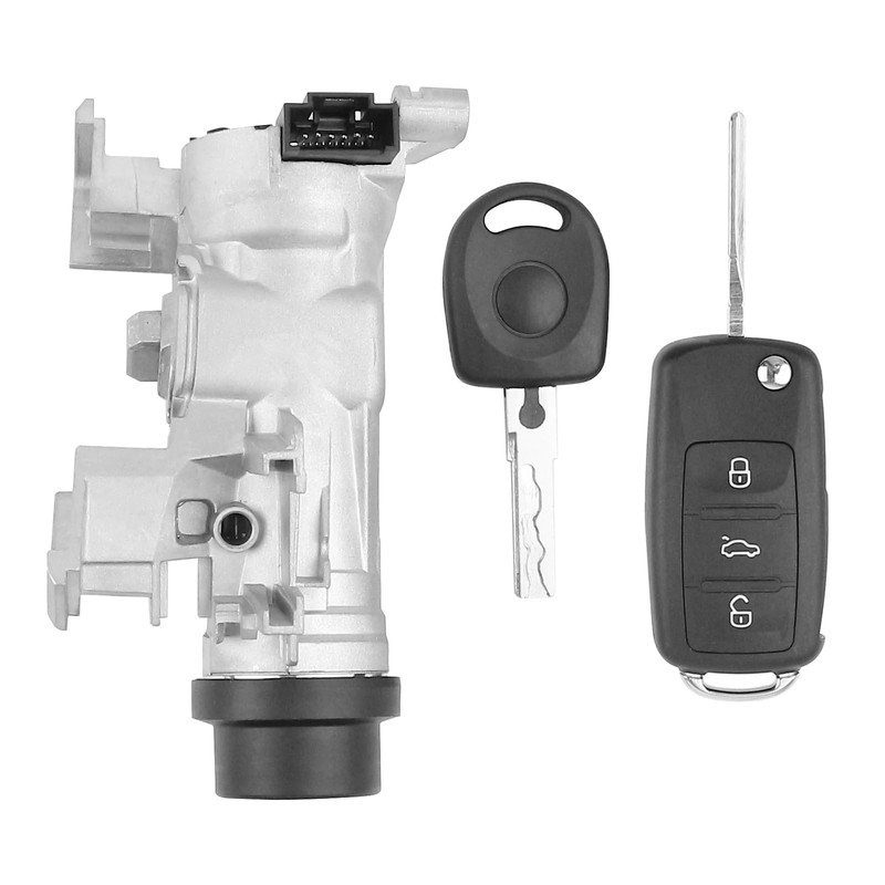 Ignition Switch Lock Assembly Compatible with 2006-2018 VW Jetta 2007-2011