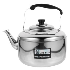 Tea Kettle Stainless Steel Water Kettle Tea Pot for Stove Top Large Capacity Classic Stovetop Kettle with Universal Base Camping Tea Kettle 6 liters