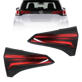 Rear Inner Tail Lights Assembly Replacement for Toyota RAV4 2016-2018 Driver and Passenger Side Brake Tail Lamps TO2802133 TO2803133