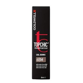 Goldwell Topchic Haarfarbe 6BM matt braun hell, 1er Pack (1 x 60 ml)