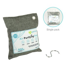 Apalus Car Dehumidifier, Air Purifier Bag Made of Activated Bamboo Charcoal, The Natural Air Freshener And Room Freshener is the Perfect Odour Neutraliser for the Car, Kitchen and Home