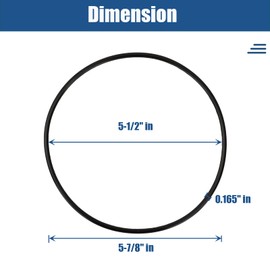 Eiahonen 151122 O-Ring Water Filters Compatible with Pentair Pentek Big Bule Water Filters Housings Buna-N(3 Pack)