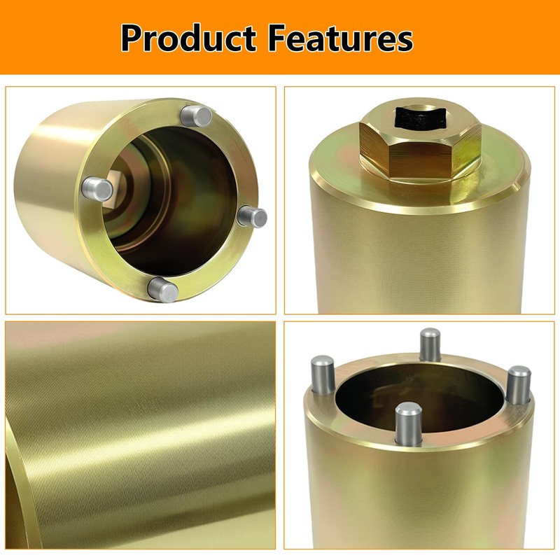 FBSCTMH 1/2" Drive Axle Spindle Nut Tool Socket Compatible with