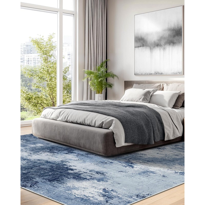 Amada 9x12 Large Area Rug, Modern Abstract Living Room Rug