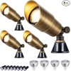 LumStory Solid Brass Landscape Light 4 Pack LT2101(4)