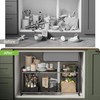NETEL Under Sink Organizers and Storage,Kitchen Cabinet Organizer,2 Tier Under