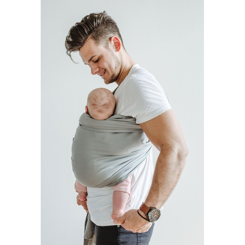 Shabany Ring sling, carrier sling, 100% organic cotton for newborns