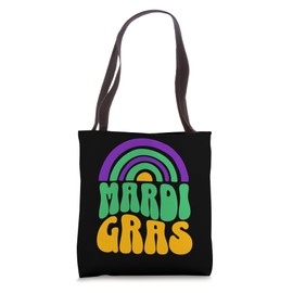 Mardi Gras Carnival Beads New Orleans French Festival Parade Tote Bag