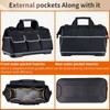 FASTECH 20-inch Wide Mouth Tool Bag with Water Proof Molded