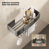 VOLPONE Shower Caddy No Drilling Shower Shelves for Inside Shower
