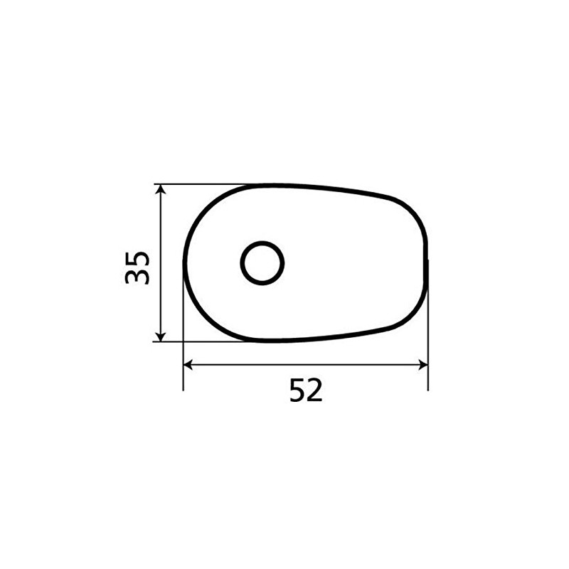 AutoScheich® 4 x Adapter Plates Mounting Plates LED Indicator Plates