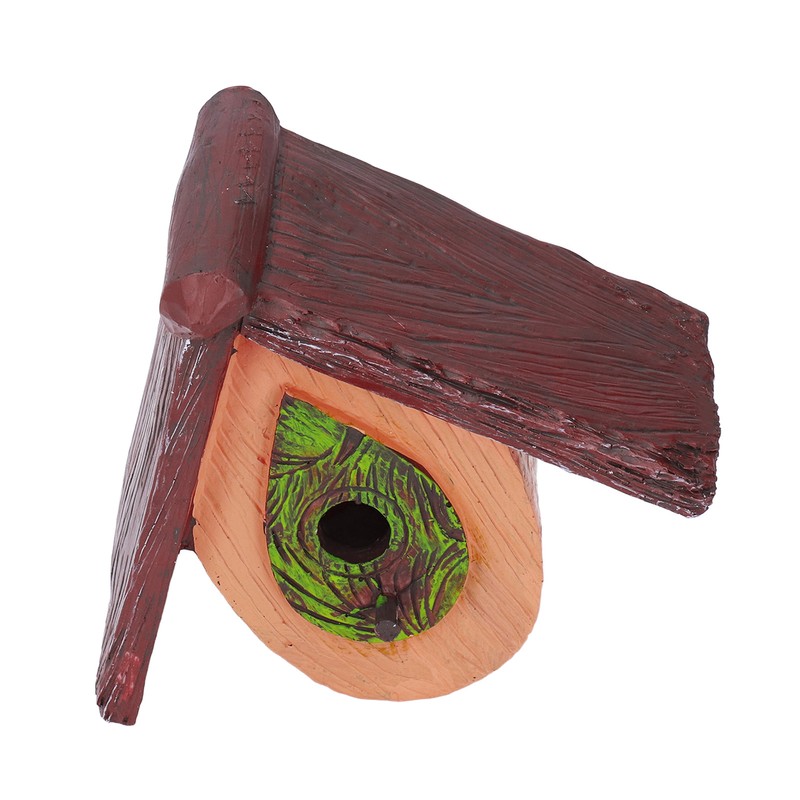 Bird House Garden Tree Decoration Hummingbird Synthetic Resin House Craft