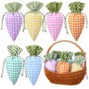 SilTriangle 24 Pcs Easter Carrot Shaped Treat Bags Easter Basket
