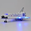 Ailejia Space Shuttle Scale Model Kit Airplane Orbiter Metal Model