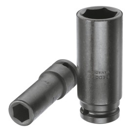 Gedore 6197790 Impact Socket (Hex) Long, 0.04 inches (1/2 mm), 0.6 inches (16 mm)