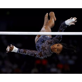 Champion 8x10 Photo SIMONE BILES 2024 Paris Olympics Gymnastics World Champion Gold USA