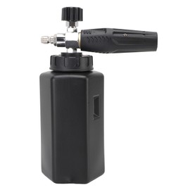 Foam Cannon for Pressure Washer, 1 Liter Adjustable Snow Foam Lance for Car Wash, Wide Mouth Heavy Duty Thick Foam Blaster, Soap Cannon with Quick Connector for Car, Boat & Home