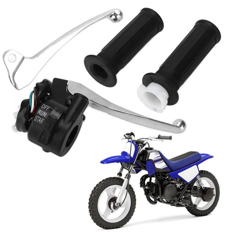 Motorcycle Brake Throttle Handlebar 3PT‑82920‑00‑00 Replacement for Yamaha PW50 1998‑2005