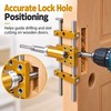 Wooden Door Lock Mortising Jig for Installation – Adjustable Hole