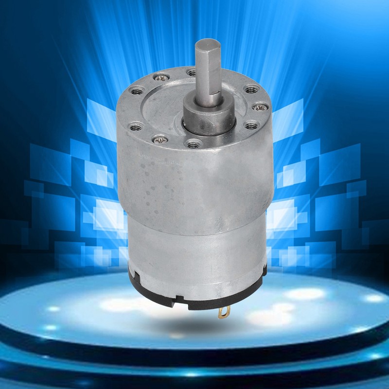 DC 12V Gear Motor Speed Reduction CW CCW Copper Wire