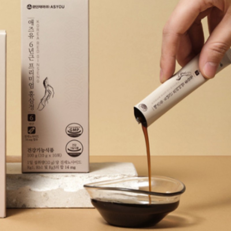 As You 6-Year-Old Premium Red Ginseng Extract Red Ginseng Stick