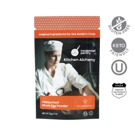 AAA Grade Whole Egg Powder ❤ Gluten-Free ✡ OU Kosher Certified (Pasteurized, Made in USA, 1 Ingredient no additives, Produced from the Freshest of Eggs) - 2oz/50g