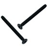 Adiyer Extra Long Black Outlet Screws 40pcs 6-32 x 1-1/2