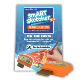 Smart Sketcher 2.0 Activity Cartridge, On The Farm, Over 50 Step-by-Step Activities, Ages 5+