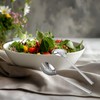 8 Piece Salad Server Set, 4 Salad Spoons and 4