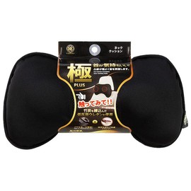 Nishikangyo Tomboy KI-3315 Cushion, Ultra Plus, 3D, Deodorizing, Memory Foam, Body Pressure Dispersion, Neck Support, Black