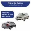 FORTEMAX Filtro De Cabina Fortemax Nissan Tilda, Versa Fortemax