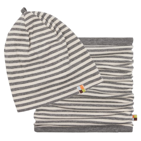 loud + proud Unisex Baby Set Tube Scarf, GOTS Certified