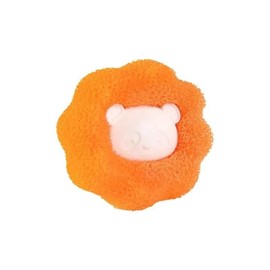 Chemical-Free Balls for Pet Hair Removal  Laundry Lightweight Remover Accessories - Color: Orange