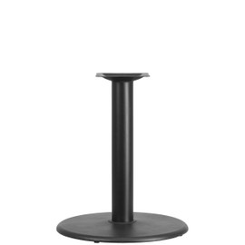 BizChair 24" Round Cast Iron Table Base with 4" Dia. Column