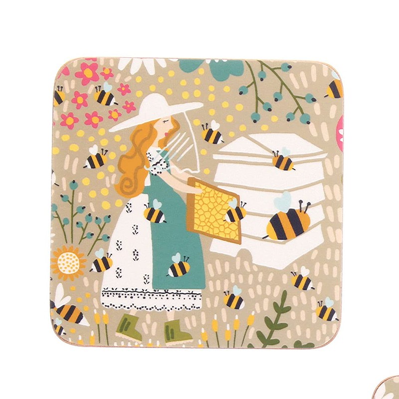 Bee Keeper Coaster Pk4