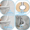 3 Pcs Escutcheon Plate Plumbing Cover Plates Wall Split Flange