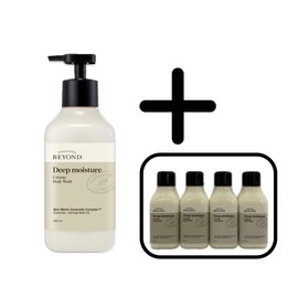 Beyond Deep Moisture Creamy Body Wash 500ml + Add 240ml Wash (60mlX4) / 비욘드 딥 모이스처 크리미 바디 워시 500ml+워시 240ml 추가(60mlX4개)
