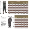 OXYVAN Duck Hunting Waders with 200G Rubber Boots Insulated,Neoprene Fishing