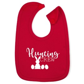Hippowarehouse Hunting Crew - Easter cotton baby nursing bib boys girls 35cmx22cm