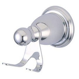 KINGSTON Brass BA1757C Heritage Robe Hook, 3-1/2", Polished Chrome