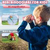 Raisand Pink Telescope Children, Portable Monocular Binoculars with Clear Vision,