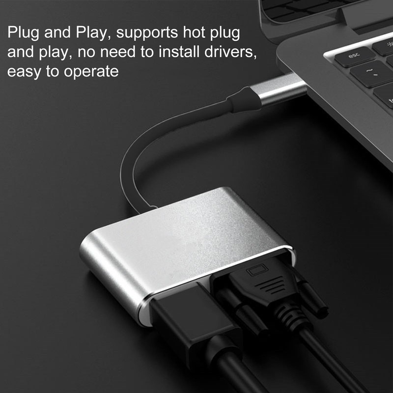 USB C to Dvi Vga Adapter - USB C to