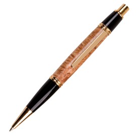 Penn State Industries PKGAPENCTN Gatsby Click Ballpoint Pen Kit Woodturning Project (1, Gold Titanium)