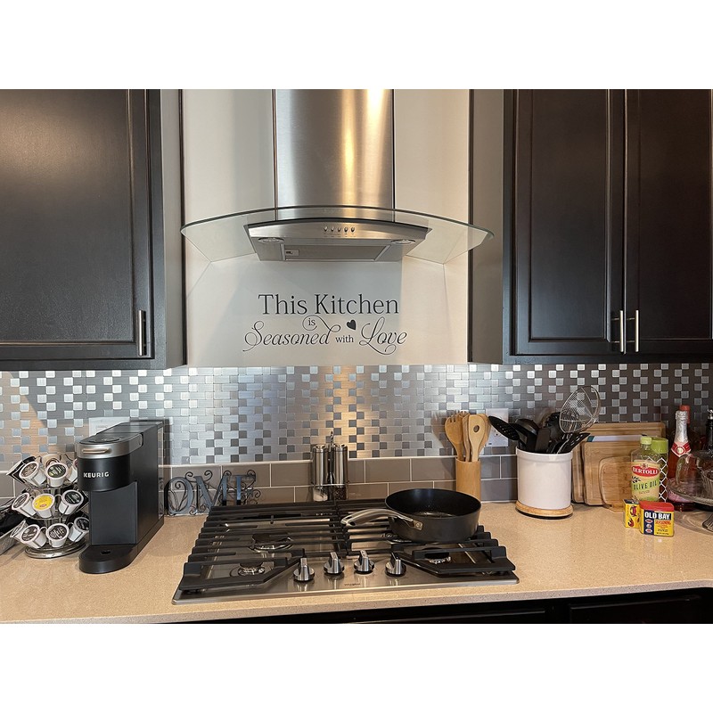 Art3d 10-Pack Self-Adhesive Metal Backsplash Peel and Stick Tile for