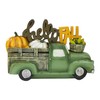 Northlight 11.25" Green Truck Hello Fall Autumn Harvest Tabletop Decoration