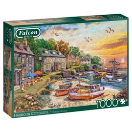 Jumbo, Falcon de luxe - Harbour Cottage, Jigsaw Puzzles for Adults, 1000 piece
