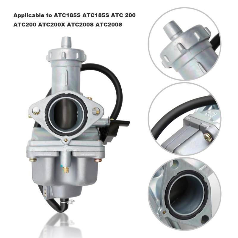 Anxingo Carburetor Replacement for Honda ATC185S ATC200 ATC200X ATC200S with
