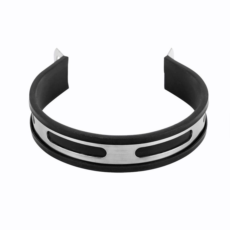 EVGATSAUTO Motorcycle Exhaust Pipe Bracket,Stainless Steel Motorcycle Semicircle Exhaust Muffler